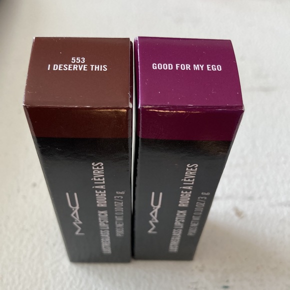 1 LEFT! I Deserve This-Mac Lustreglass Lipstick - Picture 5 of 7